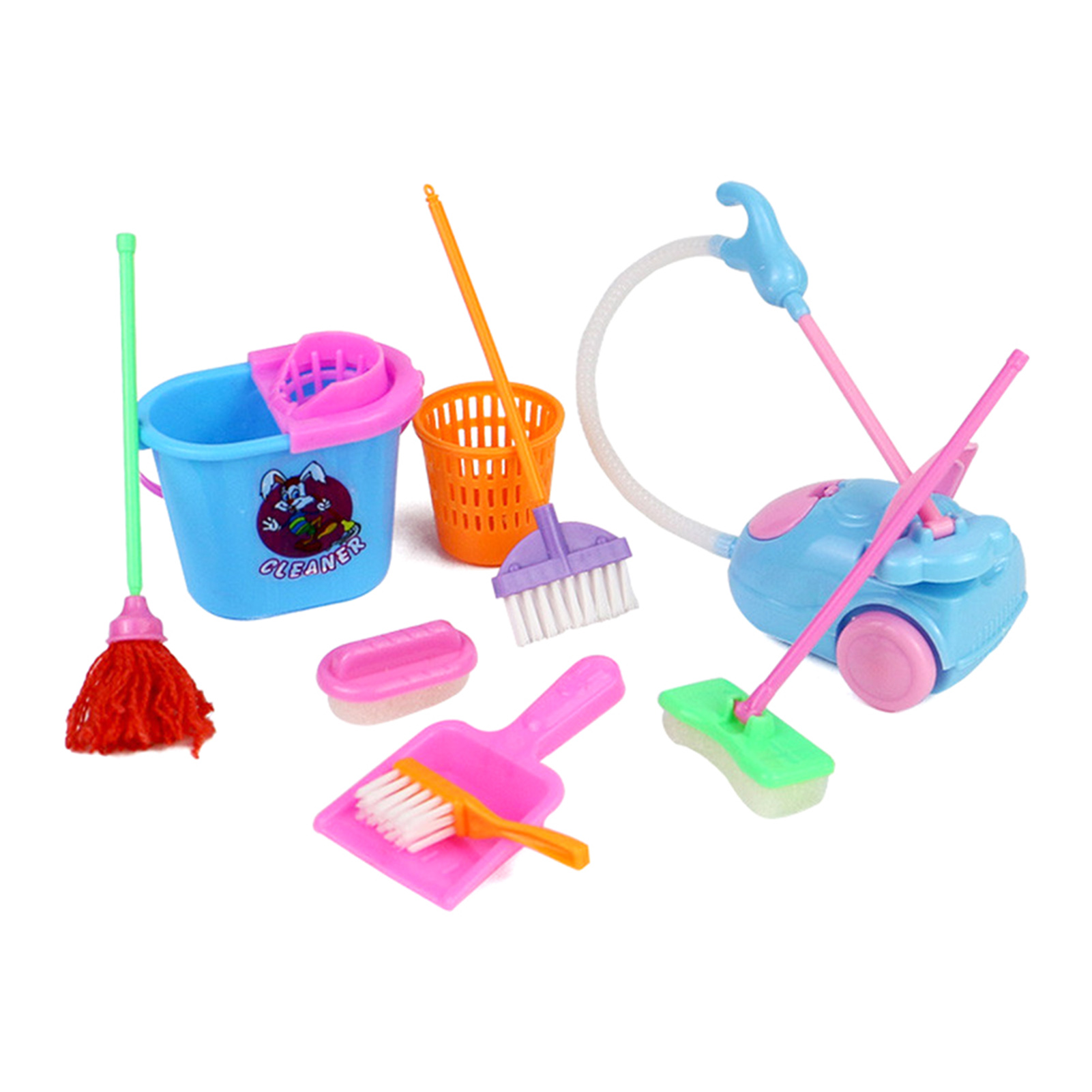 Kids Outdoor Broom - Küchen-Reinigungsbesen-Spielzeug-Set in leuchtenden Farben, geruchsneutral, zur