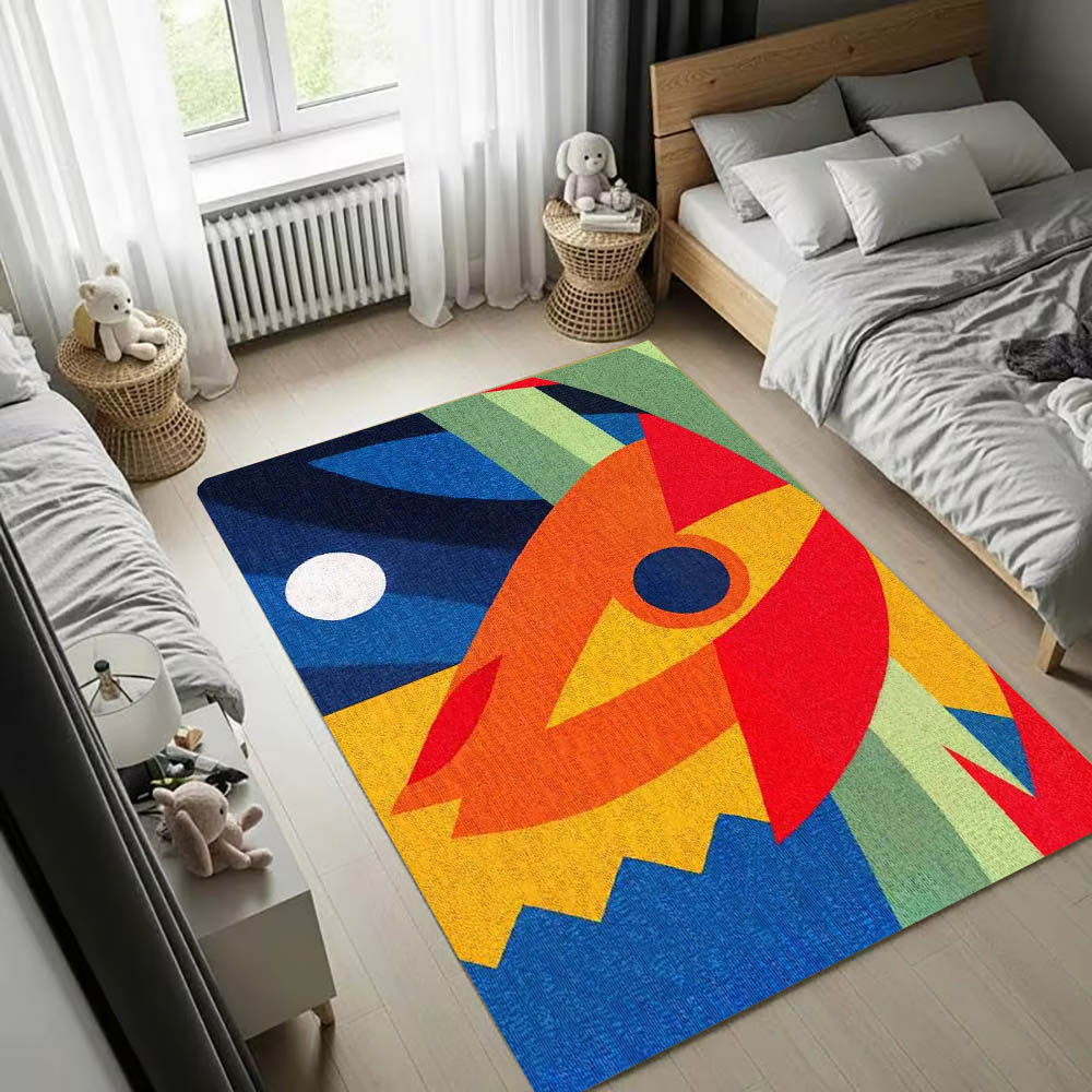 Q Kids Outdoor - 3D-Musiker Q-Quevedo EL BAIFO Teppich Kunst