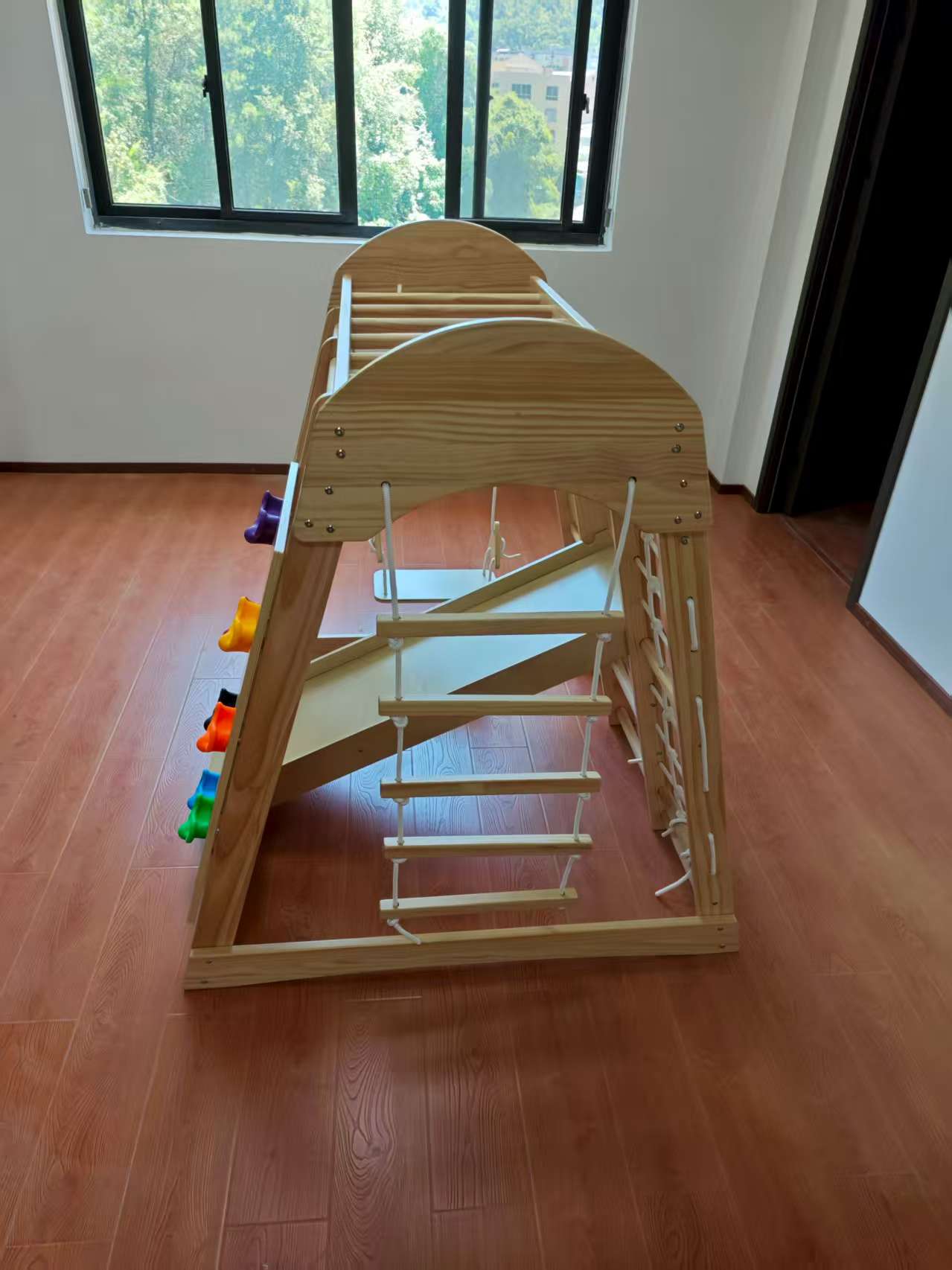 Holz-Klettergerüst für Kinder  – Kids Outdoor Climbing Frame Bewertung und Preis