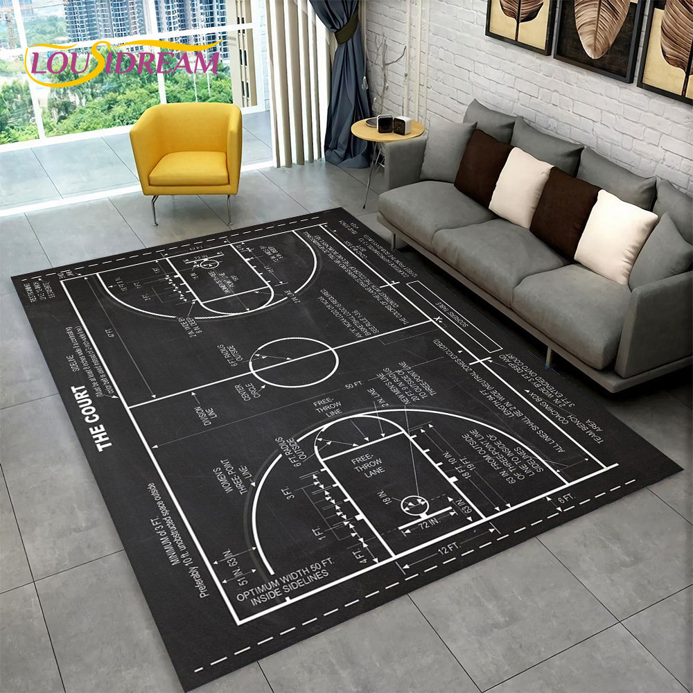 3D Basketball Cour Cartoon Ber – Kids Outdoor Area Bewertung und Preis