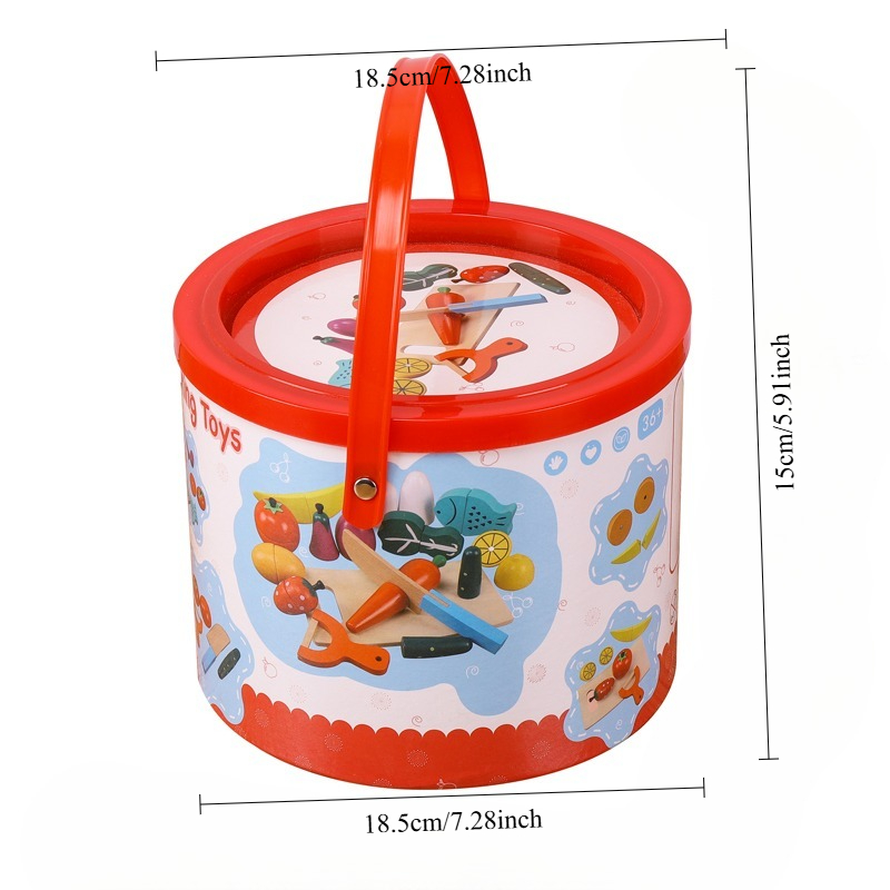 Holz-Spielset zum Schneiden vo – Kids Outdoor Kitchen Accessories Bewertung und Preis